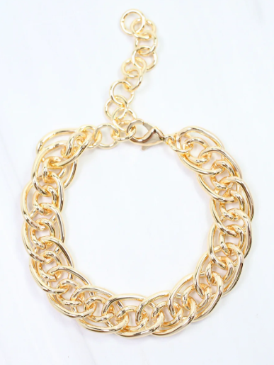 Langham Link Bracelet Gold