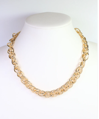 Fontana Link Necklace WR Gold