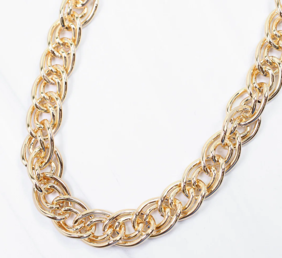 Fontana Link Necklace WR Gold